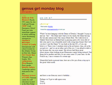 Tablet Screenshot of girlmondayblog.davidchatt.com